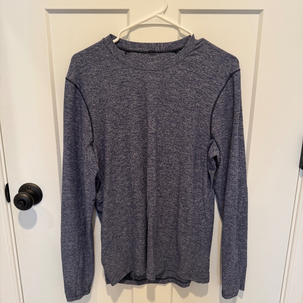 Lululemon Long Sleeve - Heather Blue - Small